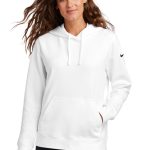 Nike Women's Club Fleece Sleeve Swoosh Pullover Hoodie
